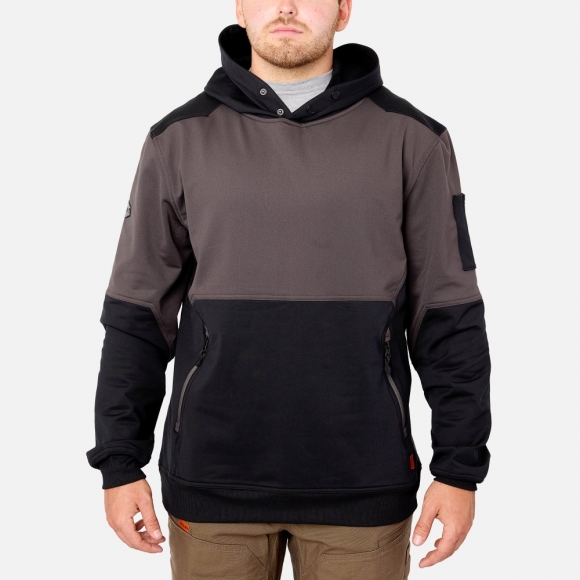 Latest Brunt The Allard Tech Hoodie - Charcoal Latest Brunt The Allard Tech Hoodie - Charcoal