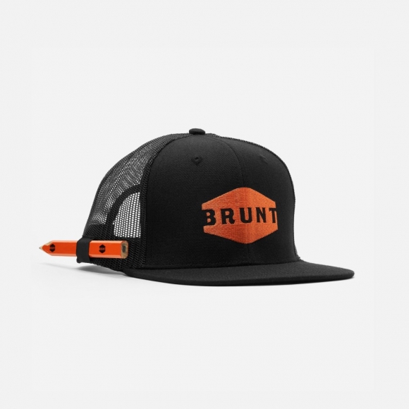 Latest Brunt Kids Flat Brim Snapback - Black Latest Brunt Kids Flat Brim Snapback - Black