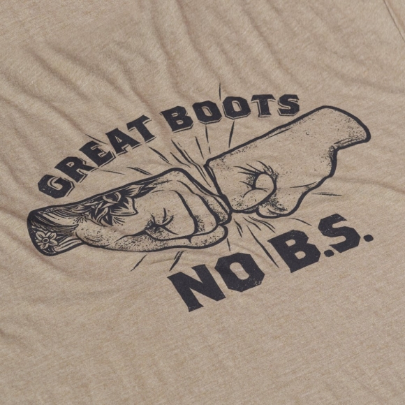 Latest Brunt The No B.S. Tee - Light Brown Heather Latest Brunt The No B.S. Tee - Light Brown Heather