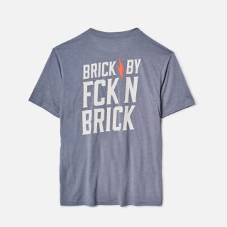 Latest Brunt The Brick x Brick Tee - Light Blue Heather