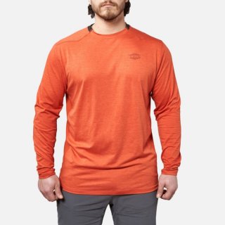 Latest Brunt The McKenna Long Sleeve Tech Shirt - Latest Brunt Orange Latest Brunt The McKenna Long Sleeve Tech Shirt - Latest Brunt Orange