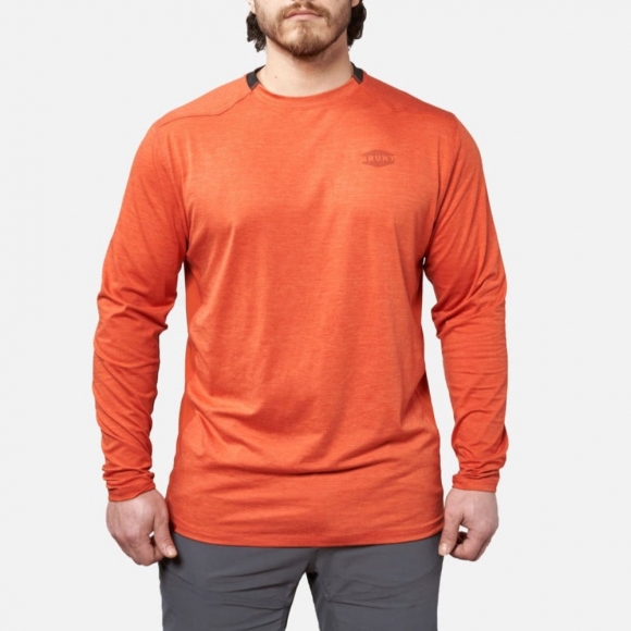 Latest Brunt The McKenna Long Sleeve Tech Shirt - Latest Brunt Orange