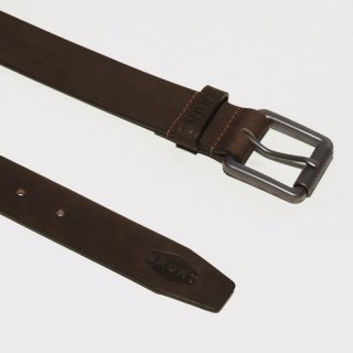 Latest Brunt Leather Belt - Dark Brown
