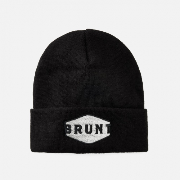 Latest Brunt Cuffed Beanies - Black and Silver Latest Brunt Cuffed Beanies - Black and Silver