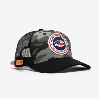 Latest Brunt The USA 250 Curved Brim Snapback - Black Camo