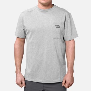 Latest Brunt The Martin Pocket Tee - Light Grey Heather