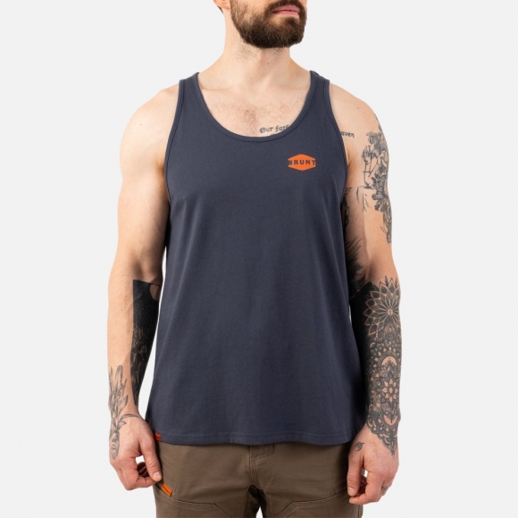 Latest Brunt The Tank Top - Navy Blue Latest Brunt The Tank Top - Navy Blue