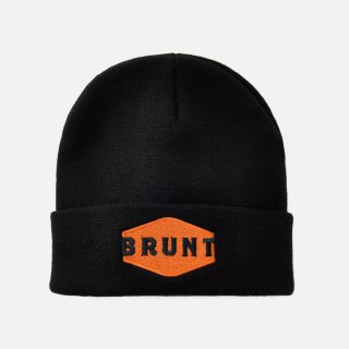 Latest Brunt Cuffed Beanies - Black and Orange