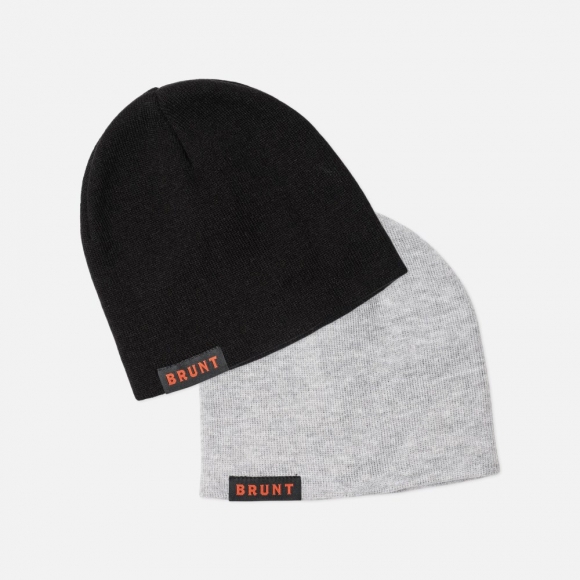 Latest Brunt Skull Beanies - Grey