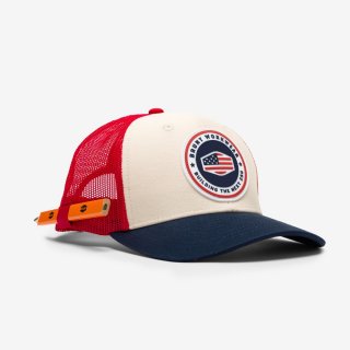 Latest Brunt The USA 250 Curved Brim Snapback - Red White And Blue
