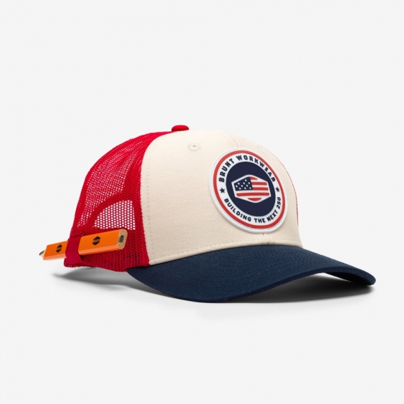 Latest Brunt The USA 250 Curved Brim Snapback - Red White And Blue Latest Brunt The USA 250 Curved Brim Snapback - Red White And Blue