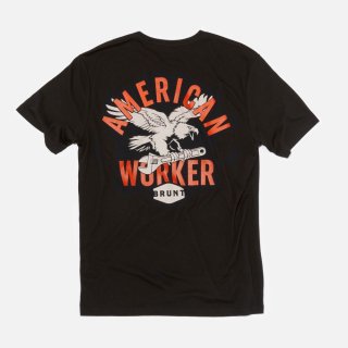 Latest Brunt The American Worker Tee - Black Latest Brunt The American Worker Tee - Black
