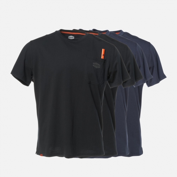 Latest Brunt The Martin Short Sleeve Pocket Tee Pack - Midnight