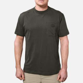 Latest Brunt The Martin Pocket Tee - Army Green Heather Latest Brunt The Martin Pocket Tee - Army Green Heather
