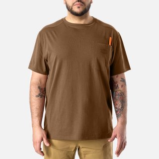 Latest Brunt The Martin Pocket Tee - Mud Brown