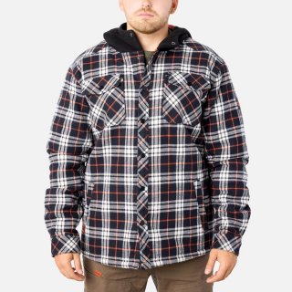 Latest Brunt The Flannel Jacket - Black White Plaid Latest Brunt The Flannel Jacket - Black White Plaid