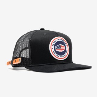 Latest Brunt The USA 250 Flat Brim Snapback - Black