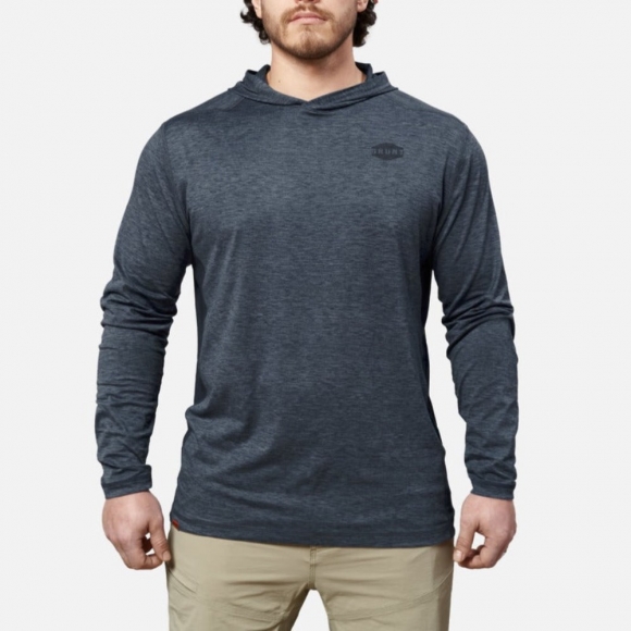 Latest Brunt The McKenna Tech Hoodie - Blue Heather