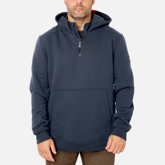 Latest Brunt The Shevlin 1/4 Zip - Navy Blue Latest Brunt The Shevlin 1/4 Zip - Navy Blue