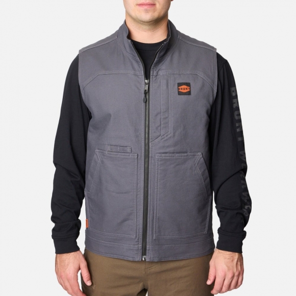 Latest Brunt The D'Angelo Utility Vest - Charcoal Latest Brunt The D'Angelo Utility Vest - Charcoal