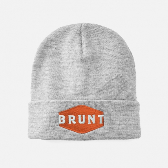 Latest Brunt Cuffed Beanies - Light Grey Latest Brunt Cuffed Beanies - Light Grey