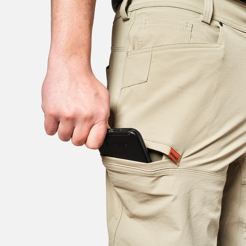 Latest Brunt The Costello Tech Pant - Khaki