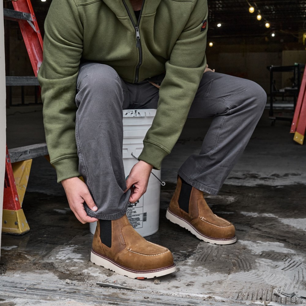 Latest Brunt The Ohman Moc Toe (Soft Toe) - Brown