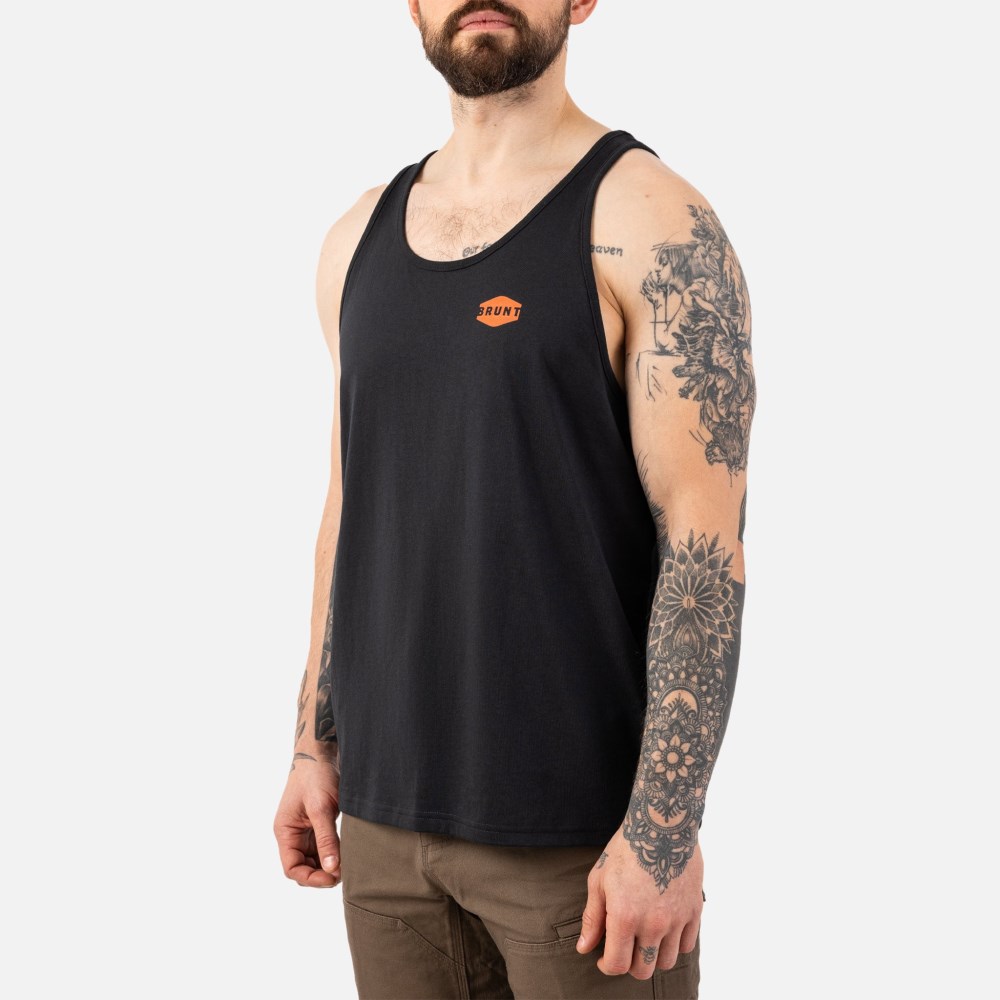Latest Brunt The Tank Top - Black