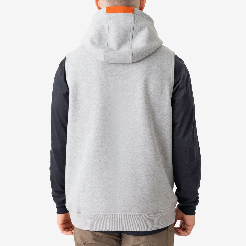Latest Brunt The Shevlin Sleeveless Hoodie - Light Grey Heather