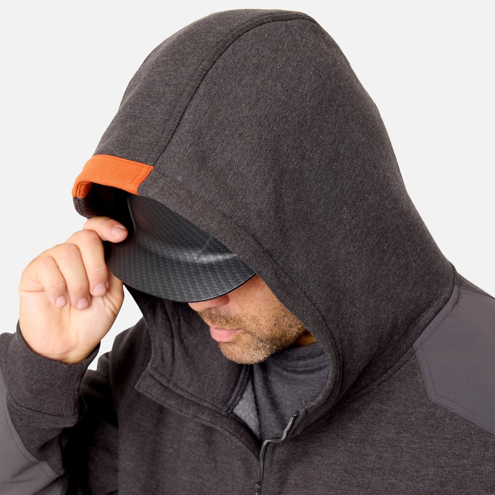 Latest Brunt The Shevlin HD Full-Zip Hoodie - Dark Grey Heather