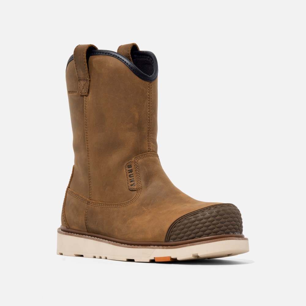 Latest Brunt The Bolduc Toe Waterproof (Comp Toe) - Brown