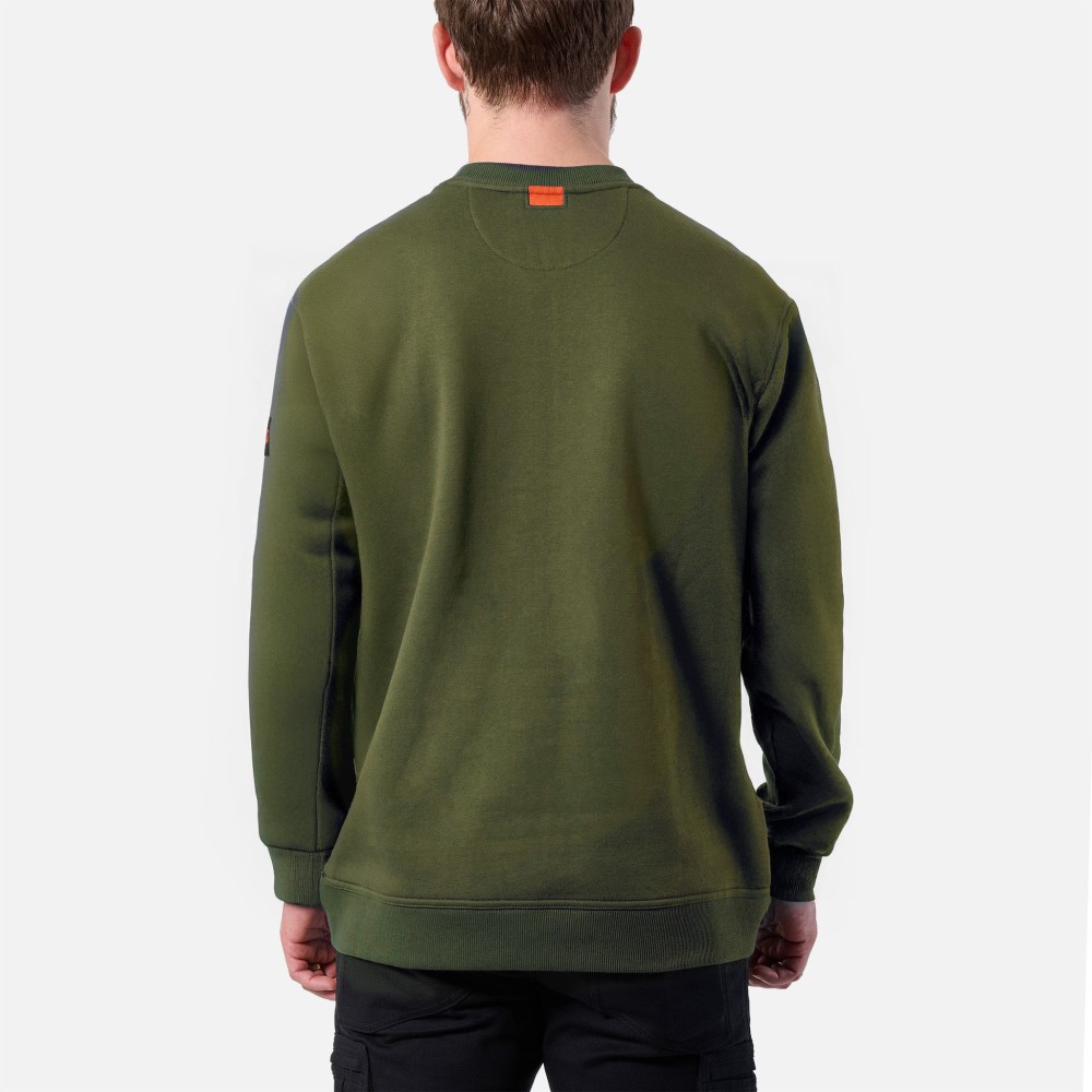 Latest Brunt The Shevlin Crewneck - Hunter Green
