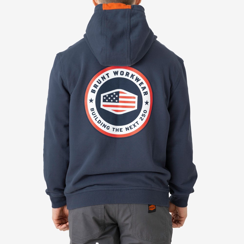 Latest Brunt The Levin USA 250 Hoodie - Dark Navy