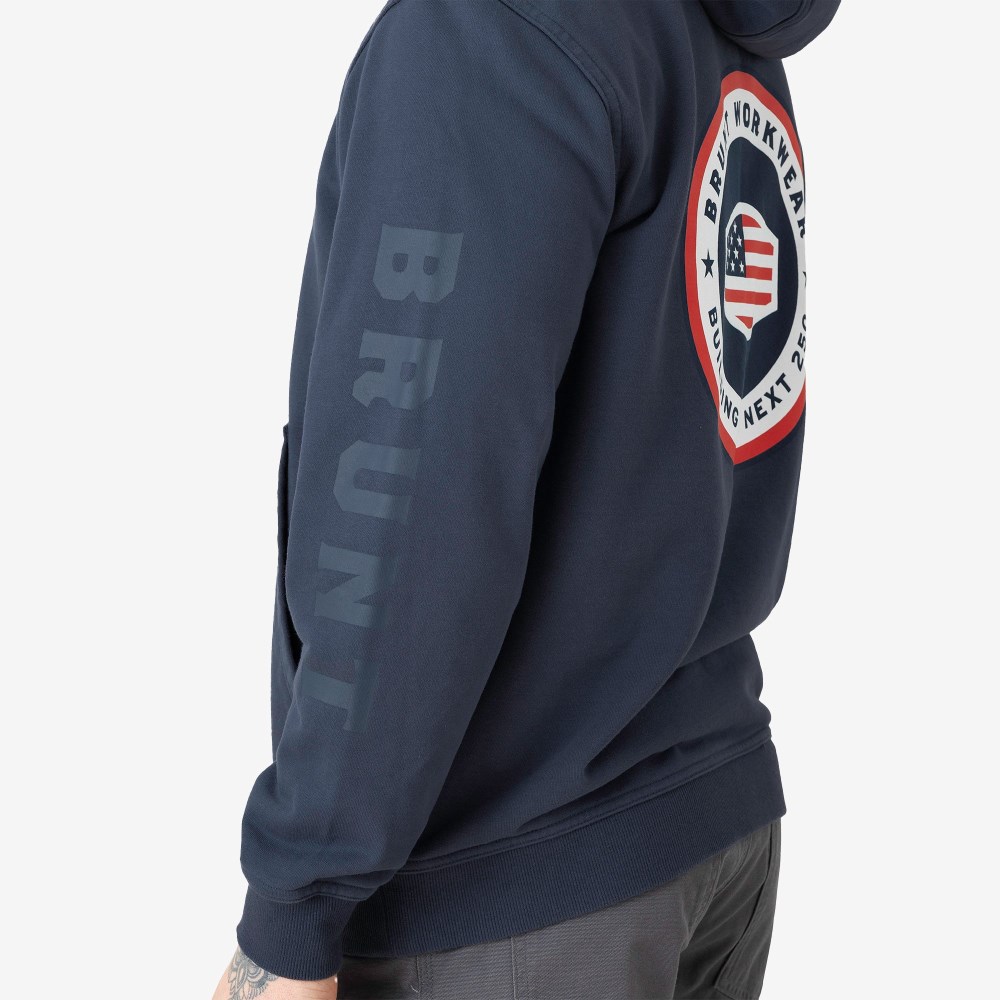 Latest Brunt The Levin USA 250 Hoodie - Dark Navy