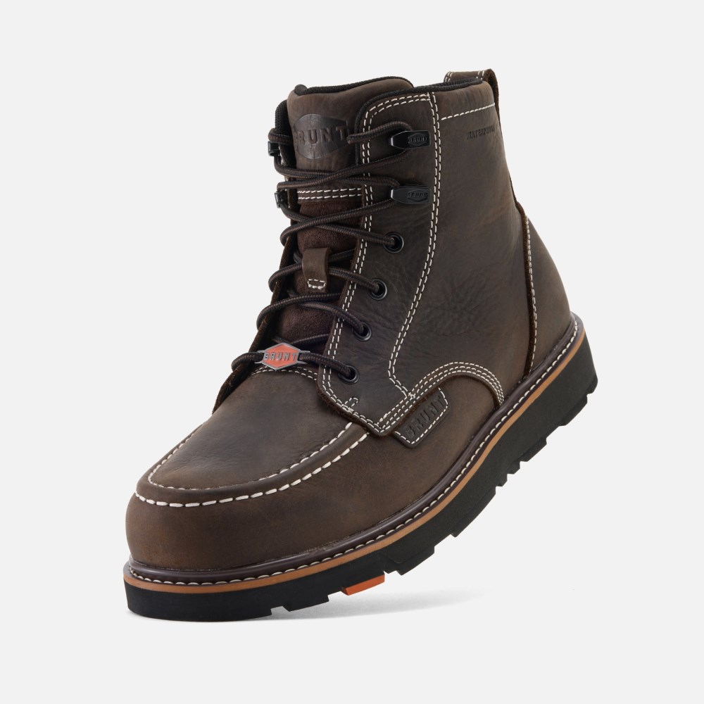 Latest Brunt The Marin Waterproof (Soft Toe) - Dark Brown