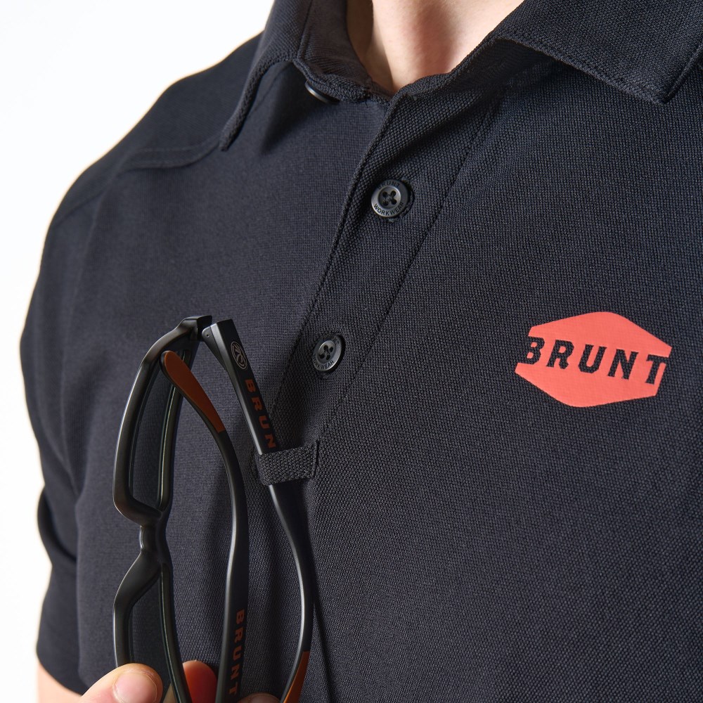 Latest Brunt The Stretch Polo - Black