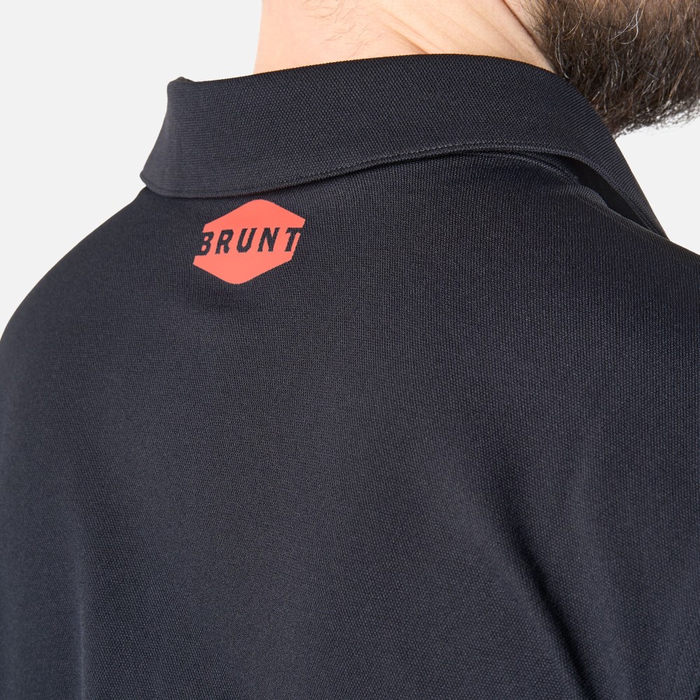 Latest Brunt The Stretch Polo - Black