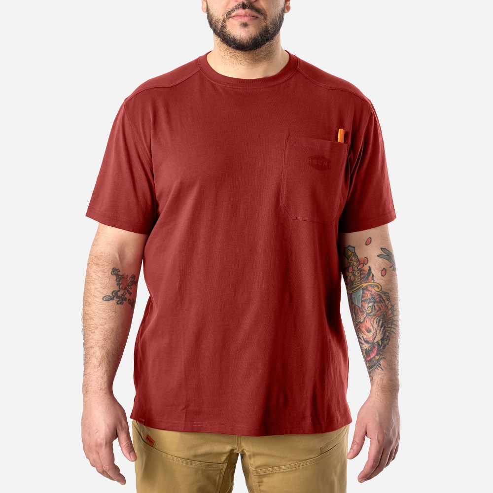 Latest Brunt The Martin Short Sleeve Pocket Tee Pack - Patriot
