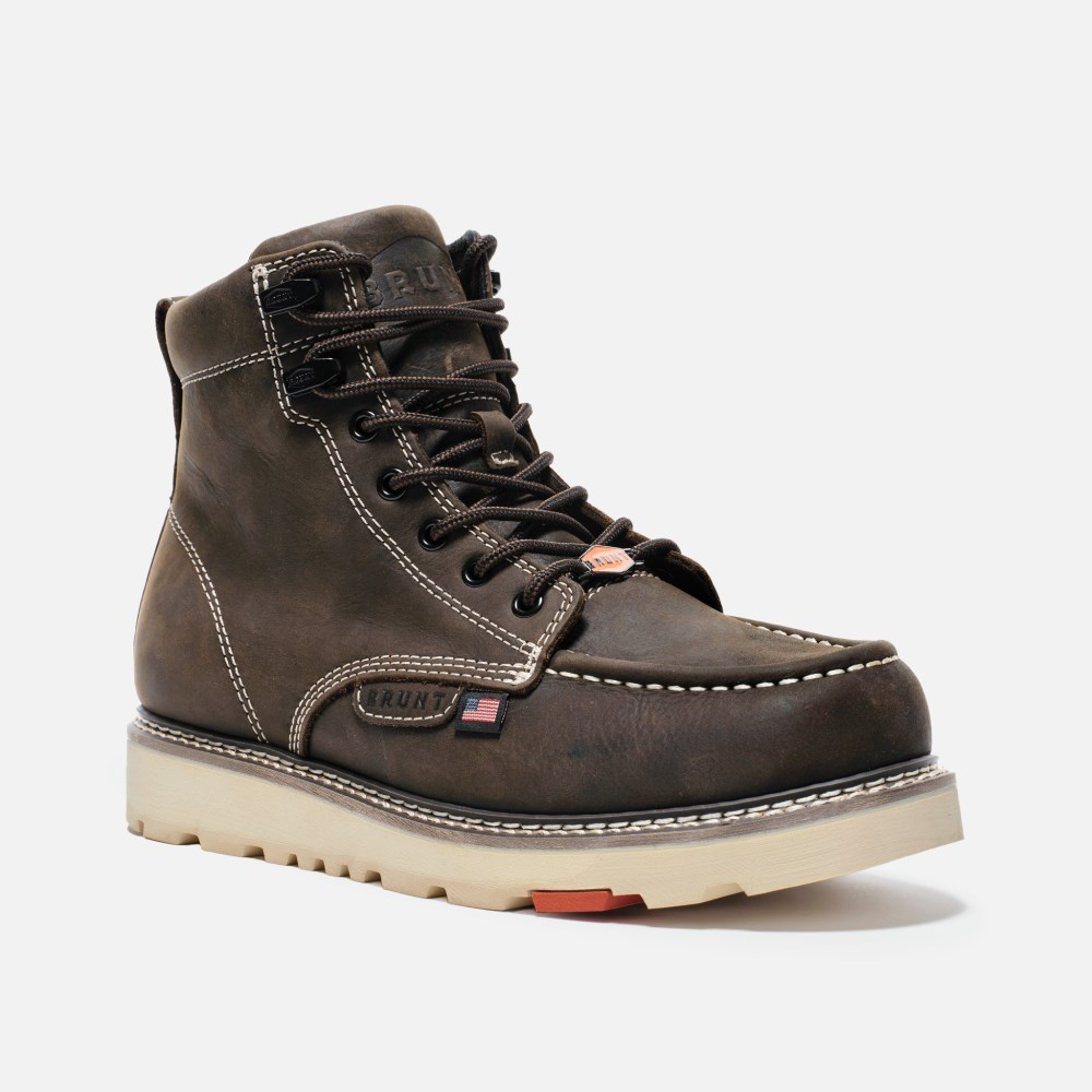 Latest Brunt The USA Marin Welted Unlined (Soft Toe) - Dark Brown