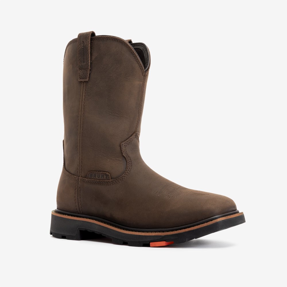 Latest Brunt The Vastbinder Waterproof (Comp Toe) - Dark Brown