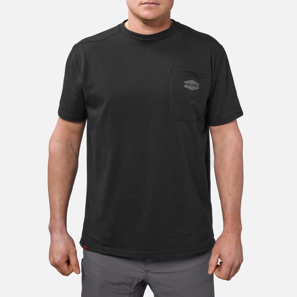 Latest Brunt The Martin Short Sleeve Pocket Tee Pack - Ashfall