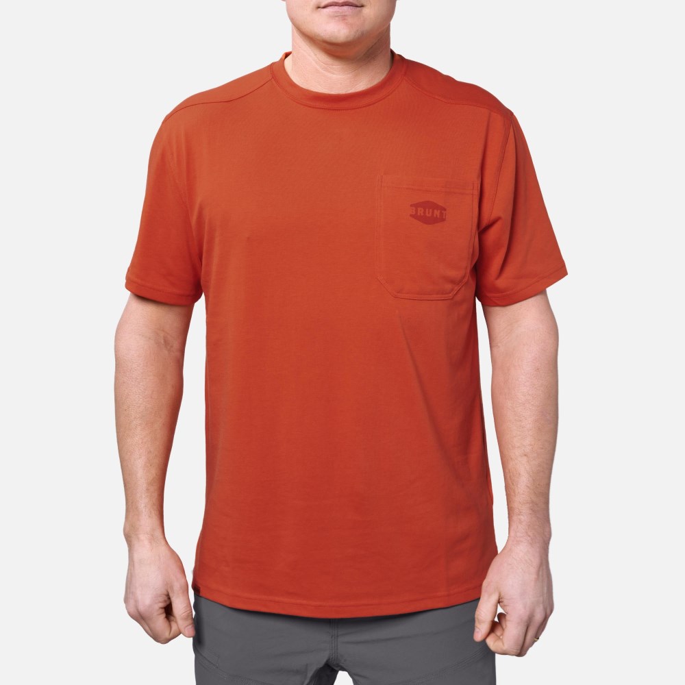 Latest Brunt The Martin Short Sleeve Pocket Tee Pack - Ashfall
