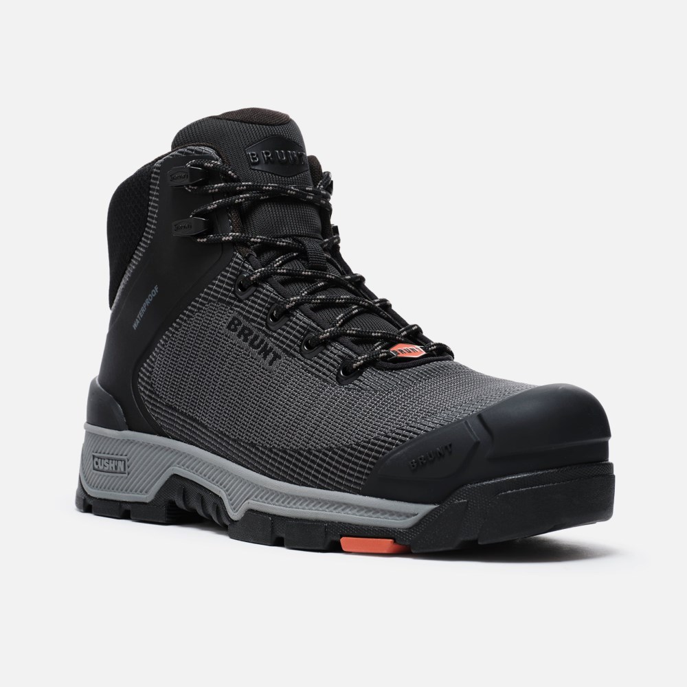 Latest Brunt The Ryng Waterproof (Comp Toe) - Black