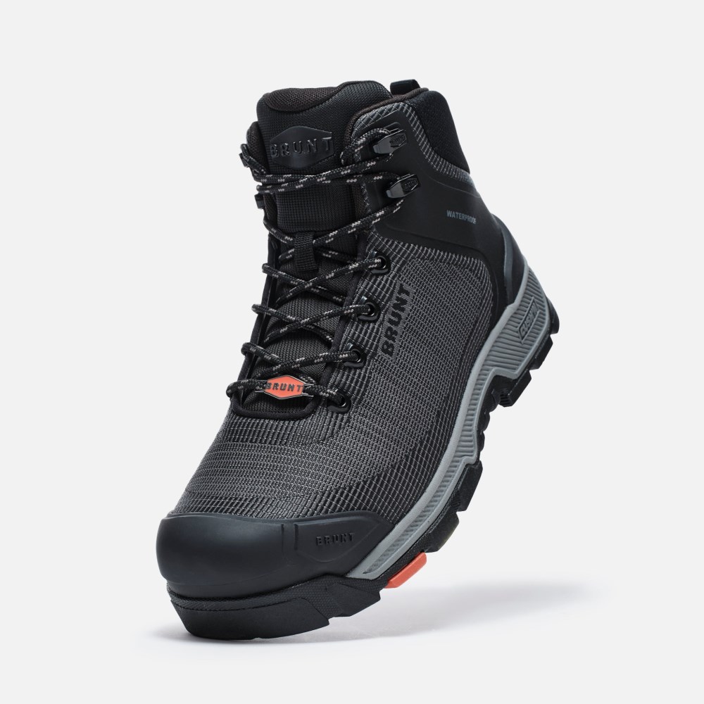 Latest Brunt The Ryng Waterproof (Comp Toe) - Black