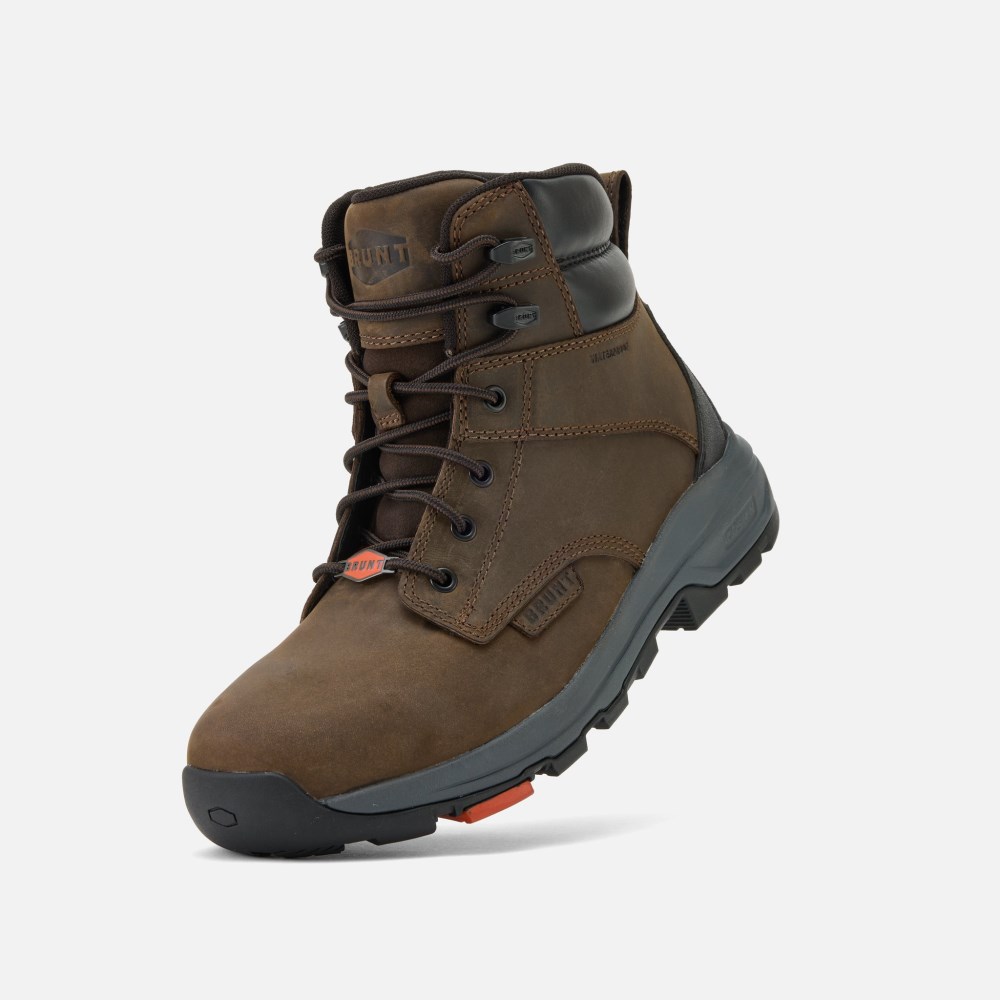Latest Brunt The Kasparian Waterproof (Soft Toe) - Dark Brown