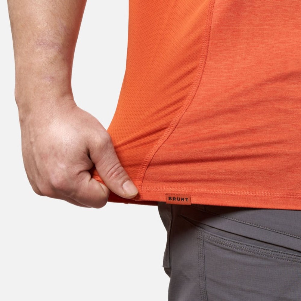 Latest Brunt The McKenna Tech Shirt - Orange Heather