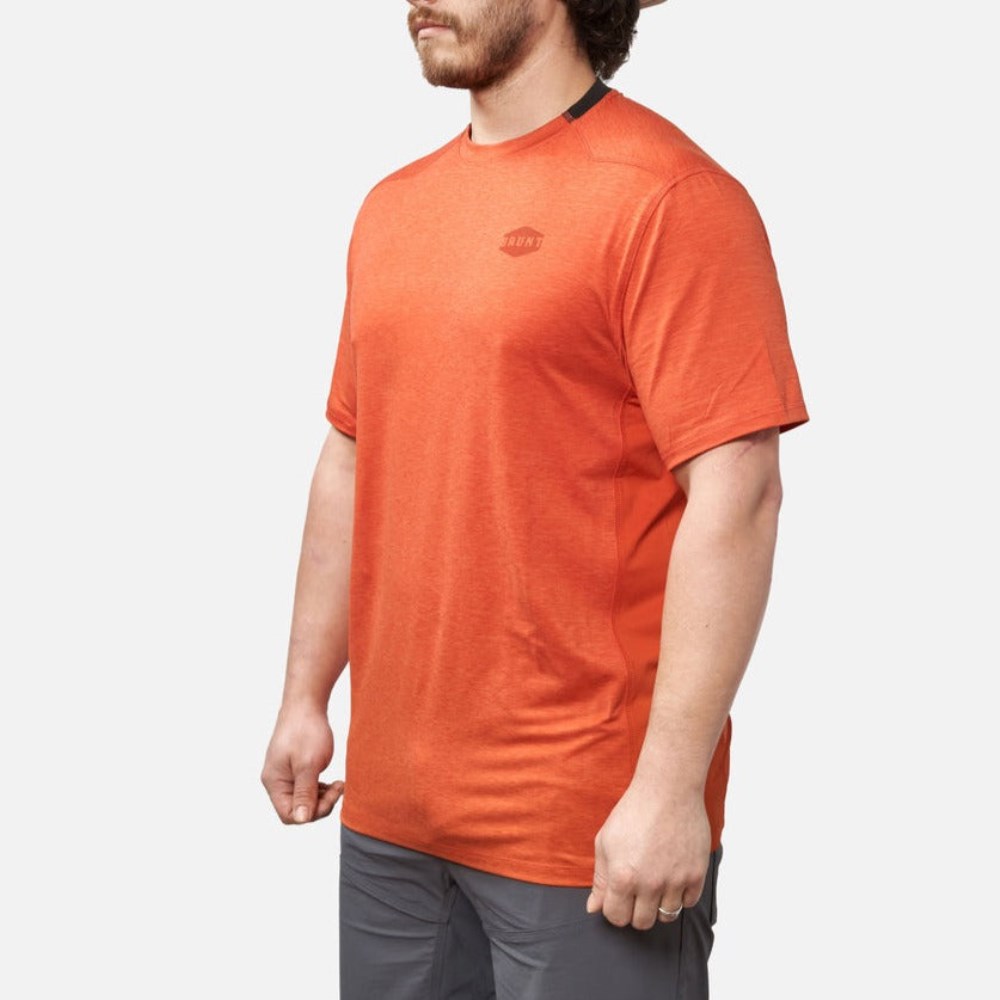 Latest Brunt The McKenna Tech Shirt - Orange Heather