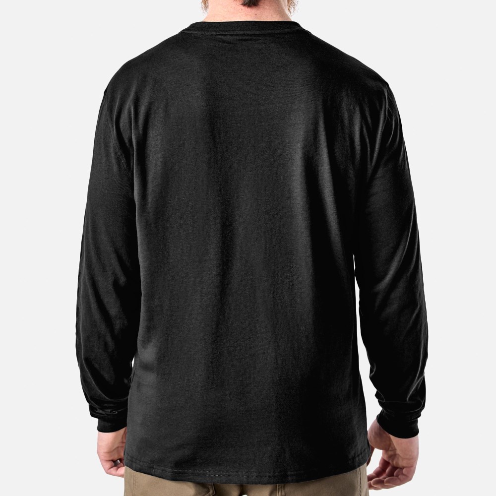Latest Brunt The Martin Long Sleeve Pocket Tee - Black