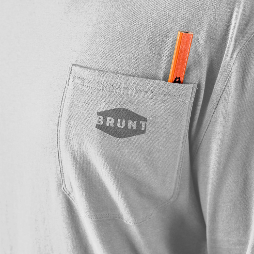 Latest Brunt The Martin Long Sleeve Pocket Tee Pack - Voltage