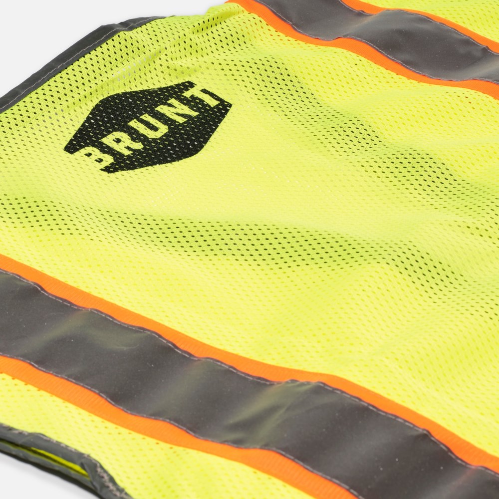 Latest Brunt Hi-Vis Safety Vest - Hi-Vis Yellow